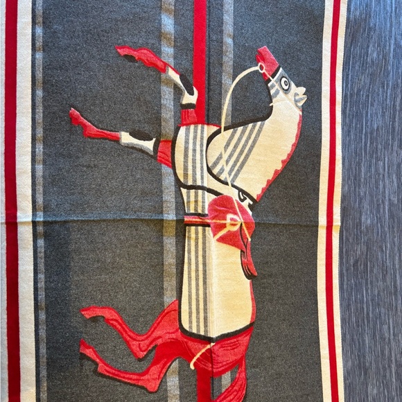 Hermès Cashmere Silk Horse Motif Scarf - Picture 5 of 11